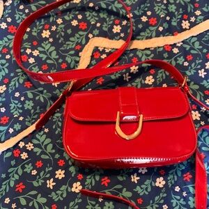 Shinny red purse